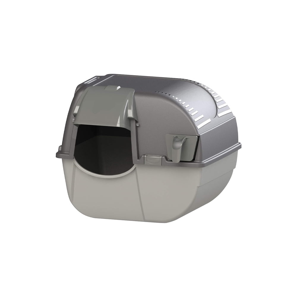 Self Cleaning Litter Box with Pullout Tray and Unique Sifting Grill