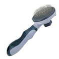 thumbnail image 1 of Self-Cleaning Pet Brush for Dogs & Cats - Professional Deshedding Tool for Long/Short Hair - Removes Loose Fur, Undercoat & Mats - Grooming Comb for All Breeds, 1 of 5