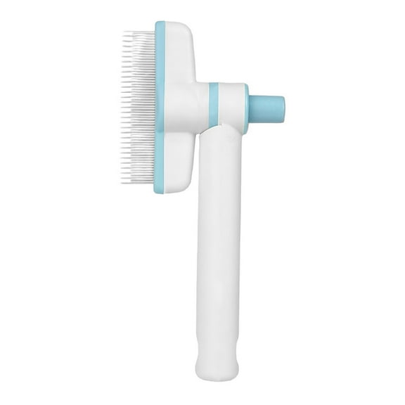 Smart Self Cleaning Pet Flea Comb Grooming Brush with Stainless Steel Teeth for Dogs and Cats Hair Removal Tool
