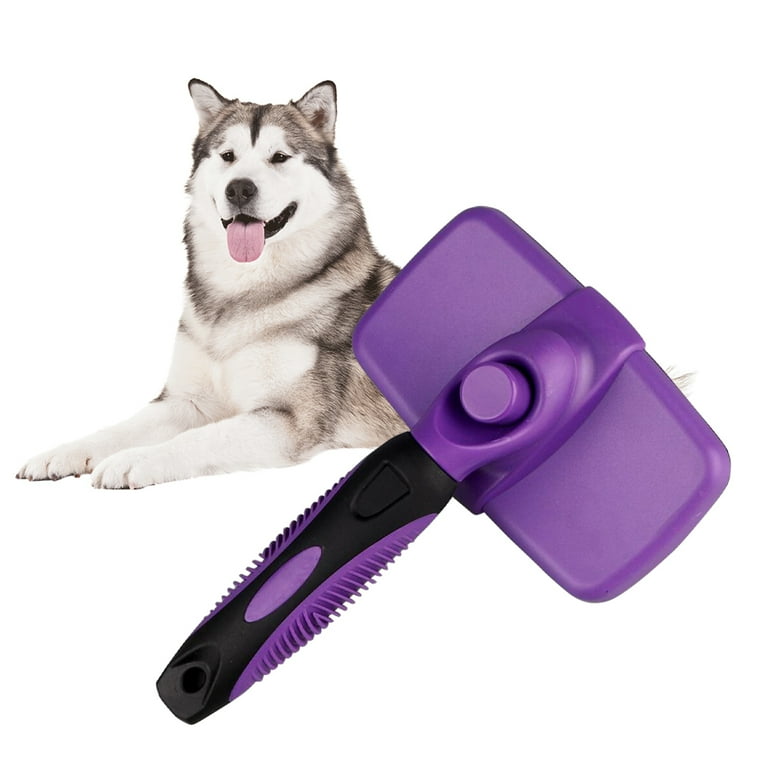 Dog Grooming Brush Self Cleaning Slicker Comb Brushes for Dogs