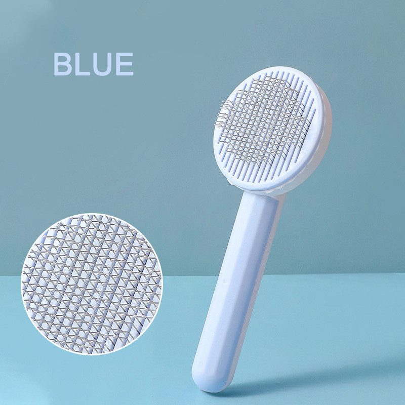 Self Cleaning Slicker Brush for Dog and Cat Removes Undercoat Tangled