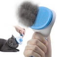 thumbnail image 1 of Self-Cleaning Slicker Brush for Dogs & Cats: Pet Grooming Tool for Long Haired & Short Haired Breeds, 1 of 6