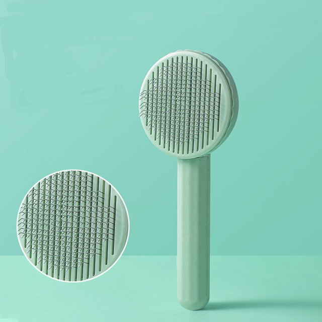 SelfCleaning Slicker Brush for Dogs and Cats Pet Grooming Dematting