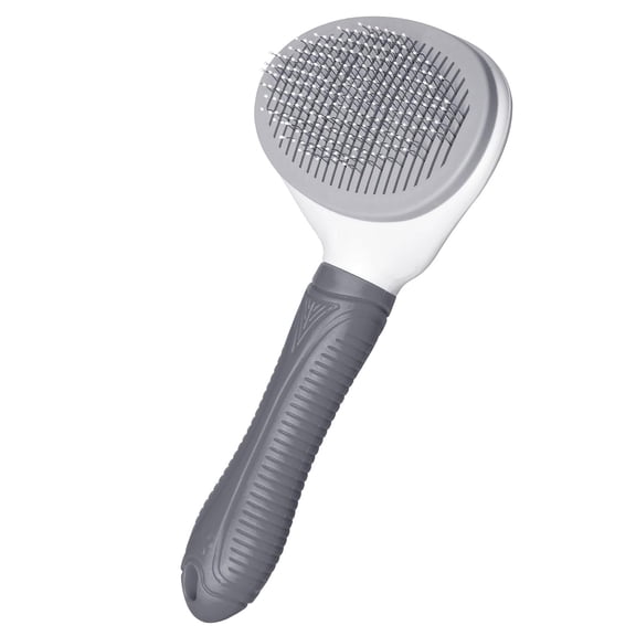 Self-Cleaning Slicker Brush for Pet Grooming, Removes Loose Undercoat & Shedding, Suitable for Long & Short Hair Cats & Dogs