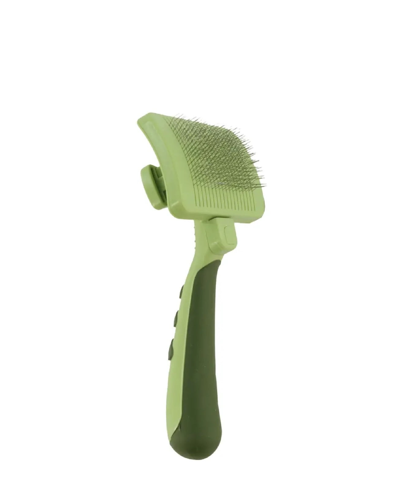 Self Cleaning Soft Dog and Cat Grooming Slicker Brush Easy Ergonomic Grip Handle (Small)
