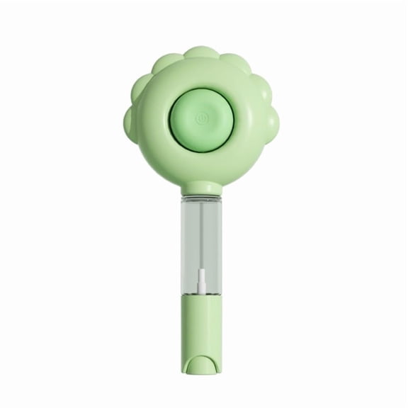 Self Cleaning Spray Slicker Brush for Dogs & Cats, Green