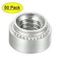 thumbnail image 1 of Self -Clinching Nuts,1/4-20x0.22-Inch Stainless Steel Rivet Nut Round Head Steel Metal Sheet Mounting Fastener 50pcs, 1 of 5