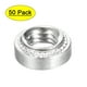 thumbnail image 1 of Self -Clinching Nuts,#10-32x0.13-Inch Stainless Steel Rivet Nut Round Head Steel Metal Sheet Mounting Fastener 50pcs, 1 of 5