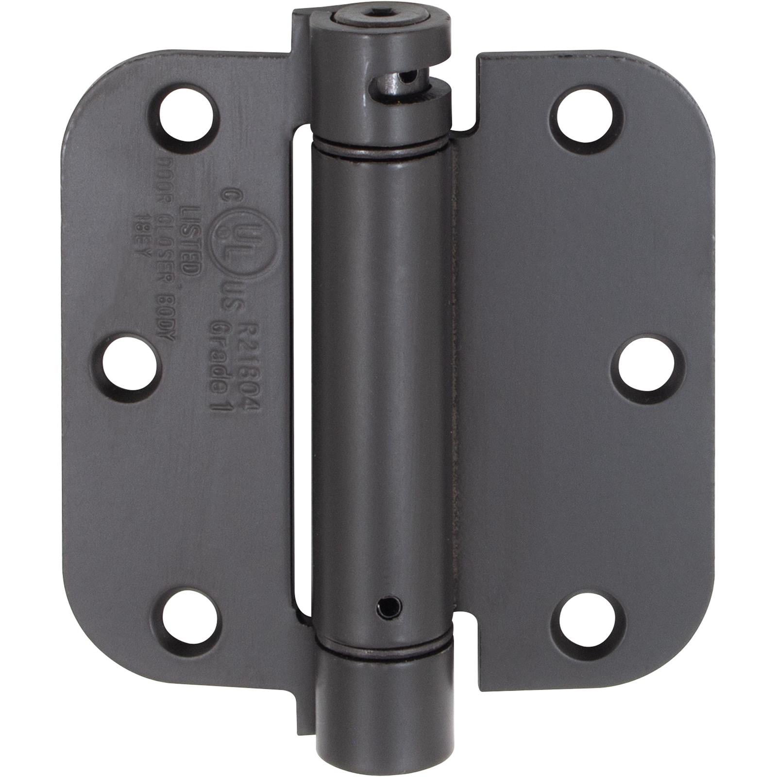 Adjustable Spring Hinge, 3-1/2 Inches, 5/8