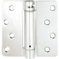 thumbnail image 1 of Self-Closing Door Hinge, 4 Inches, 1/4" Radius Corner, Polished Chrome by Stone Harbor Hardware, 1 of 1