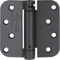 thumbnail image 1 of Self-Closing Door Hinge, 4 Inches, 5/8" Radius Corner, Matte Black by Stone Harbor Hardware, 1 of 29