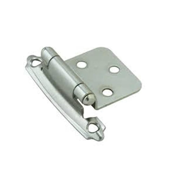 Self-Closing, Face Mount Hinges, Satin Nickel