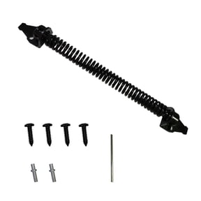 Self Closing Gate Spring Hardware 14 Inch Adjustable for Wooden Gates, Doors, Garden and Agricultural Fences with Carbon Steel Weather Resistant Build
