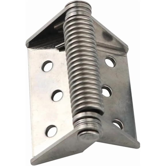 Self-Closing Gate Spring Hinge, Stainless Steel, 1-Piece, 83 mm