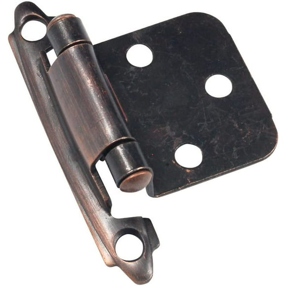 Self Closing Hinge, Old World Bronze, 2 Per Pack, Cabinet Hardware Old World Bronze