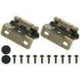 thumbnail image 1 of Uxcell Self-Closing Cabinet Hinges Semi-Overlay, Semi Concealed Flush Face Mount Cabinet Hinge with Screws Bronze Tone, 1 of 7