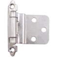 thumbnail image 1 of Self-Closing Inset Cabinet Hinge, 3/8 Inches, 1-Pair, Polished Chrome by Stone Harbor Hardware, 1 of 2