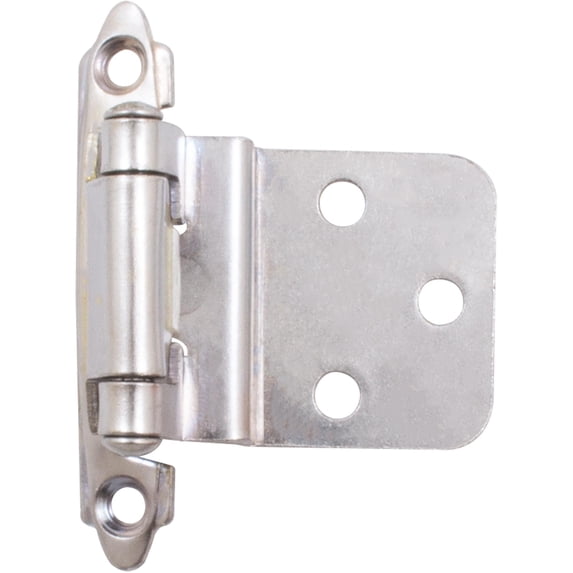 Self-Closing Inset Cabinet Hinge, 3/8 Inches, 1-Pair, Polished Chrome by Stone Harbor Hardware