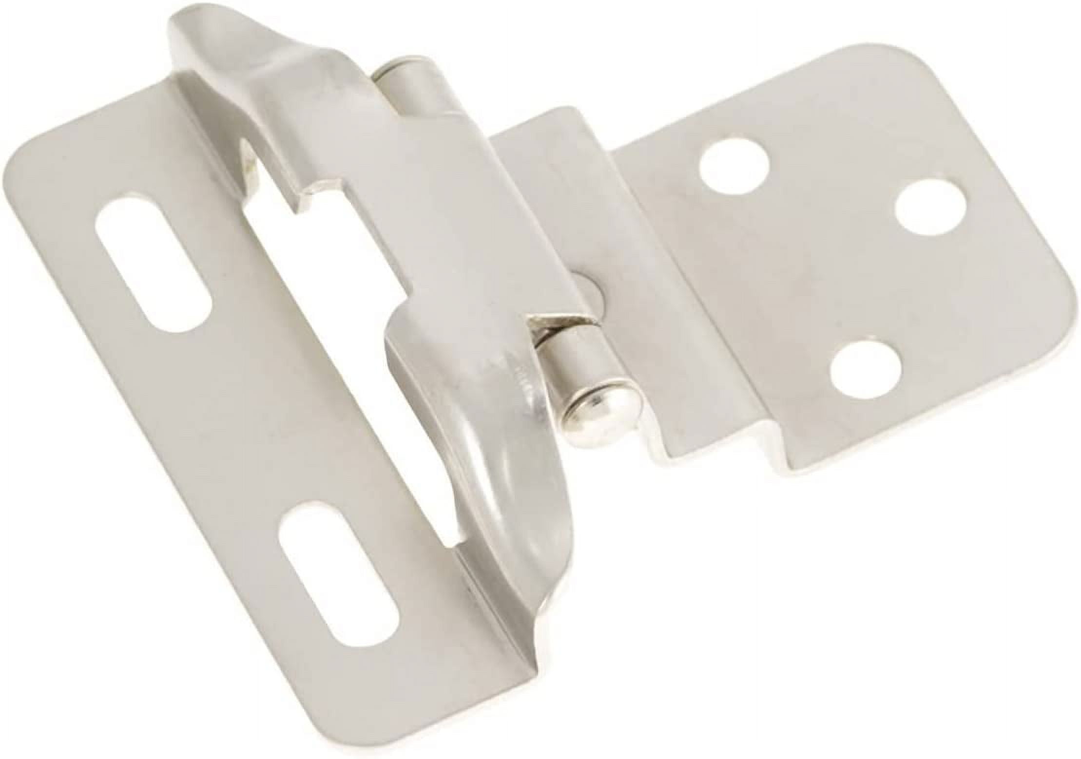 Self Closing SemiConcealed Hinge 1/4 Inch overlay, 3/8 Inch inset