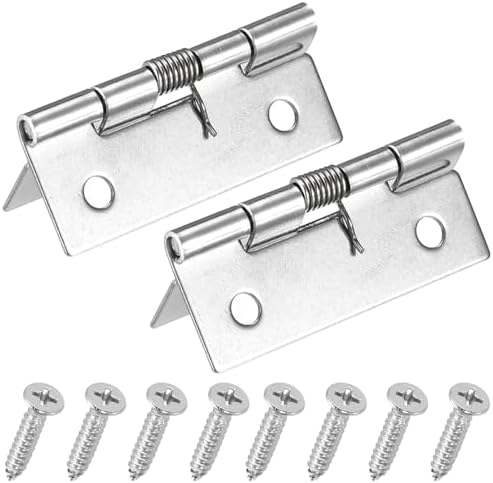 Self Closing Spring Hinge, 2 Inch Spring Loaded Hinges 304 Stainless ...
