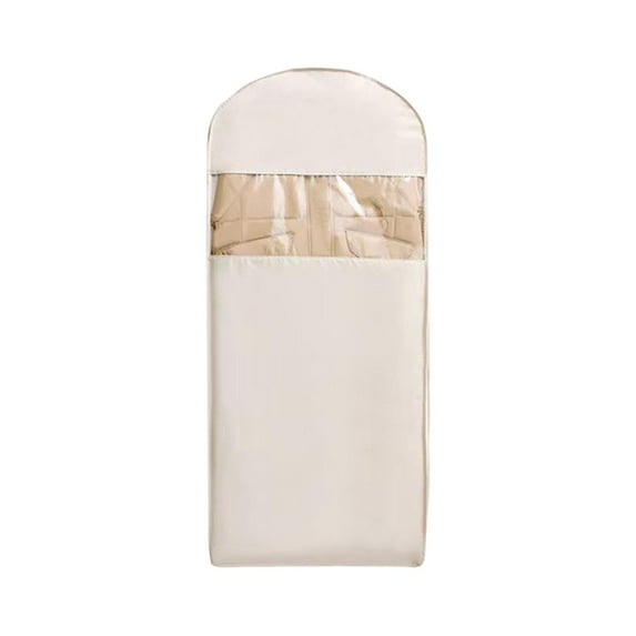 Self-Compression Hanging Garment Bag – Space-Saver Storage for Winter Coats, Jackets & Sweaters | Dustproof & Water-Resistant Closet Organizer Bag