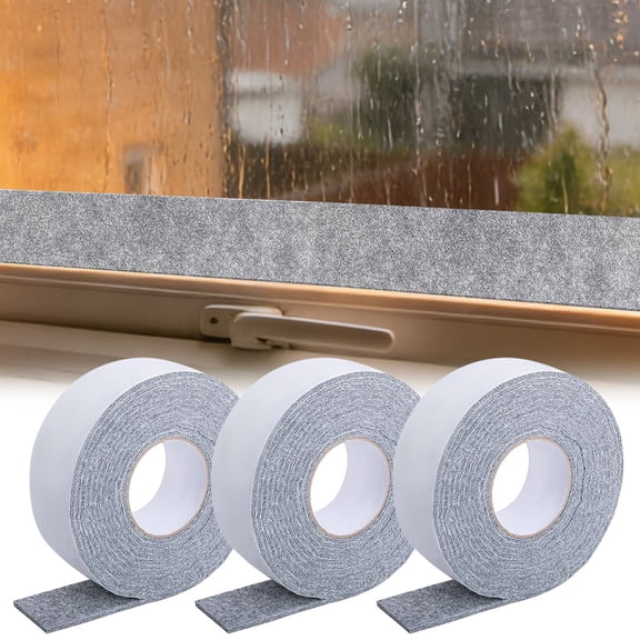 Self Condensation And Absorbing Strips For Window Glass Water