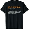 thumbnail image 1 of Self Control Funny Rockhounding Rock Collecting Geologist T-ShirtMen and women, Black T-shirt, size: Extra large, 1 of 4