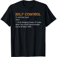 thumbnail image 1 of Self Control Funny Rockhounding Rock Collecting Geologist T-Shirt, 1 of 3