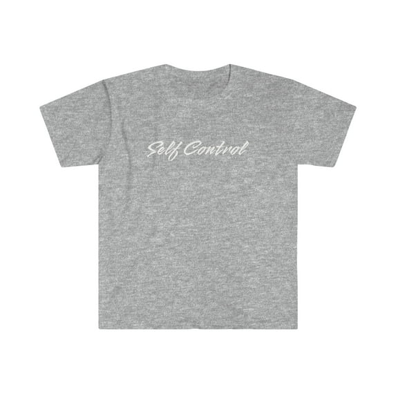 Self Control motivational Softstyle T-Shirt