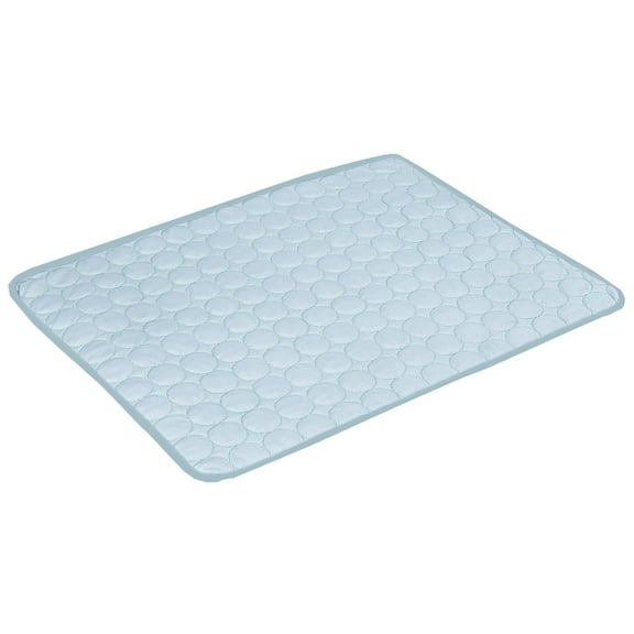 Self Cooling Mat for Dog Cooling Pad Summer Pet Bed for Dogs Cats Kennel Pad Breathable Pet Self Cooling Blanket Dog Crate Sleep Mat Machine Washable (16x12 in,Light blue)