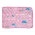 thumbnail image 1 of Self-Cooling Pet Ice Mat, Breathable Non-Slip Summer Cooling Pad for Cats Dogs, Washable Pet Sleeping Cushion, Soft Printed Cold Bed for Small Medium Large Puppy Kitten Indoor Rest, 1 of 7