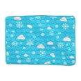 thumbnail image 1 of Self-Cooling Pet Ice Mat, Breathable Non-Slip Summer Cooling Pad for Cats Dogs, Washable Pet Sleeping Cushion, Soft Printed Cold Bed for Small Medium Large Puppy Kitten Indoor Rest, 1 of 2