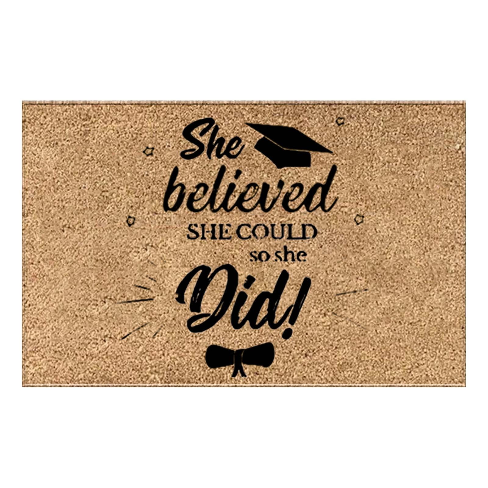 2024 Graduation Door Mat Door Mats For Front Home Entrance