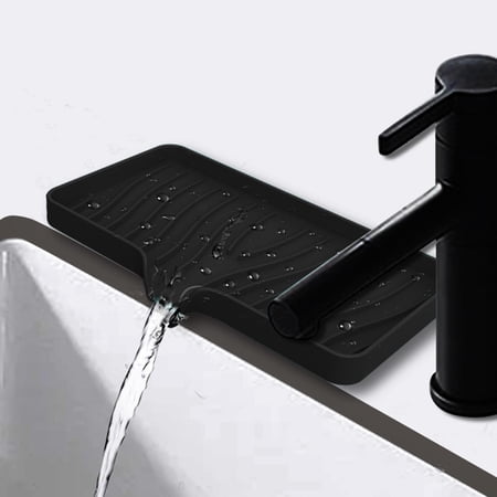 Self Draining Dish Holder Sponge for Countertop Large