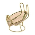thumbnail image 1 of Self Draining Soap Dish with Plastic Tray and Metal Bracket, Standing Animal Soap Holder for Shower and Kitchen, Soap Storage Rack That Keeps Soap Dry and Prevents Mess, 1 of 6