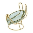 thumbnail image 1 of Self Draining Soap Dish with Plastic Tray and Metal Bracket, Standing Animal Soap Holder for Shower and Kitchen, Soap Storage Rack That Keeps Soap Dry and Prevents Mess, 1 of 6