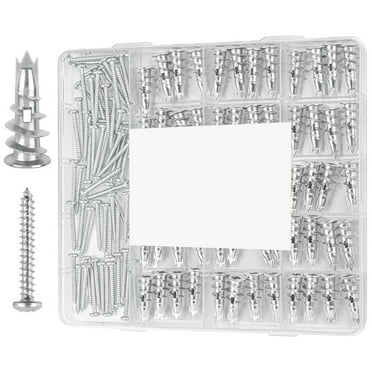 Self-Drilling Drywall Anchors 116Pcs Hollow Metal Wall Anchor And Screw Kit
