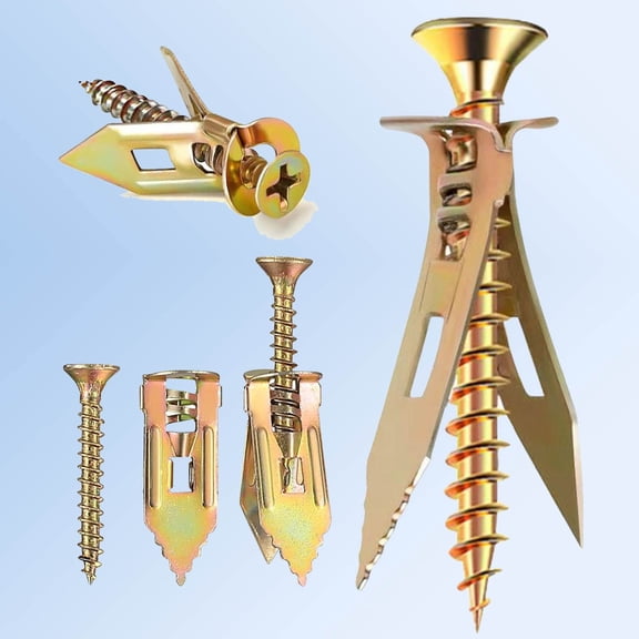 Self Drilling Drywall Anchors, Metal Expansion Bolt for Drywall No Drilling Required, for Hanging Sheetrock