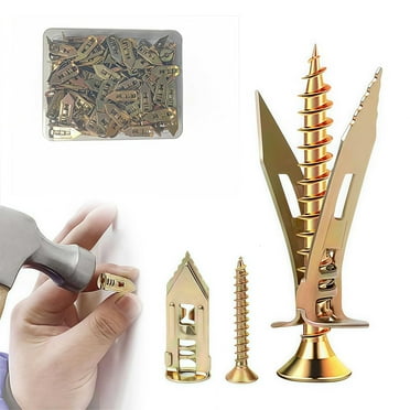 Plastic Self Drilling Drywall Anchors With Screws Kit, 100