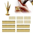 thumbnail image 1 of Self-Drilling Drywall Anchors, Upgraded Zinc Plated Steel, Holds Up to 66LB on Walls, Dry Wall Anchors for Fixing Wall Decor, Furniture,Statues,Photo Frames (1.6IN*50Pcs), 1 of 7