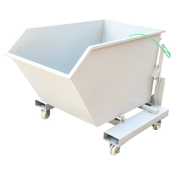 Self-Dumping Steel Hopper Large Capacity Tipping Bin Forklift Attachments