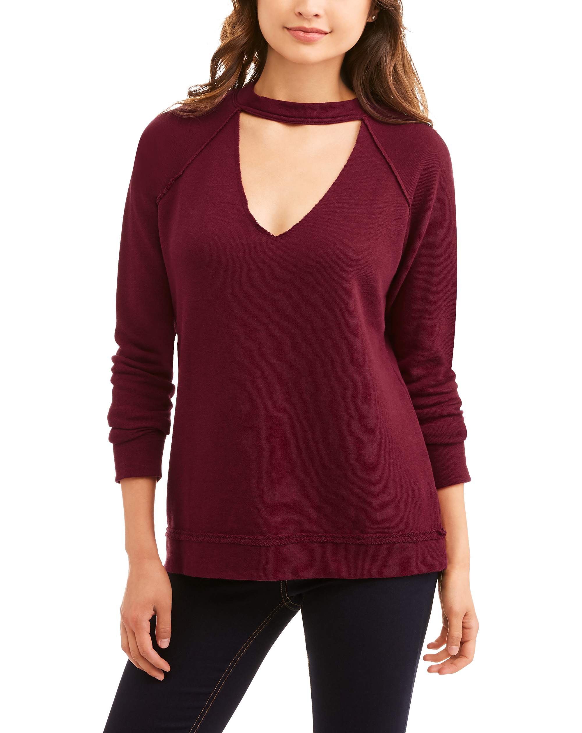 Choker sweatshirt hot sale