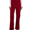 thumbnail image 1 of Self E Womens Flare Casual Corduroy Pants, Red, X-Large, 1 of 2