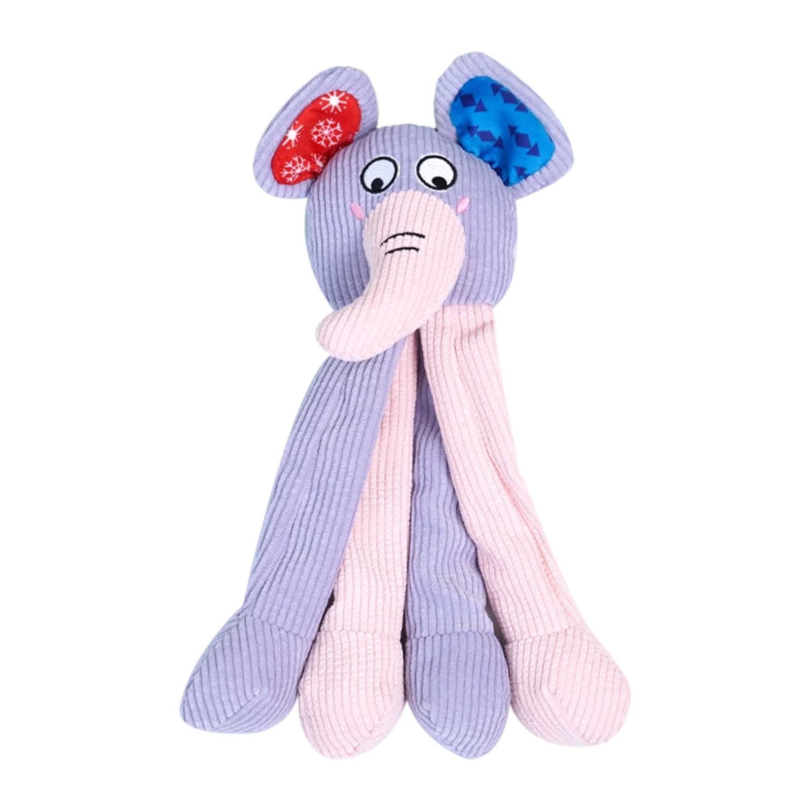 Interactive Crinkle Squeaky Dog Toy for Medium Large Breed Durable TPR ...