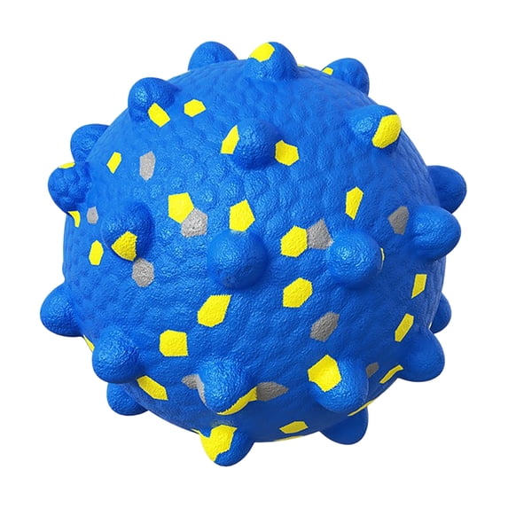 Self-Entertaining Dog Ball Toy for Boredom Relief, Durable Plastic Chew Ball for Play and Exercise, Interactive Pet Toy(3.35in,Blue)