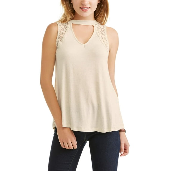 Self Esteem Junior's Cut-out Neck W/ Lac
