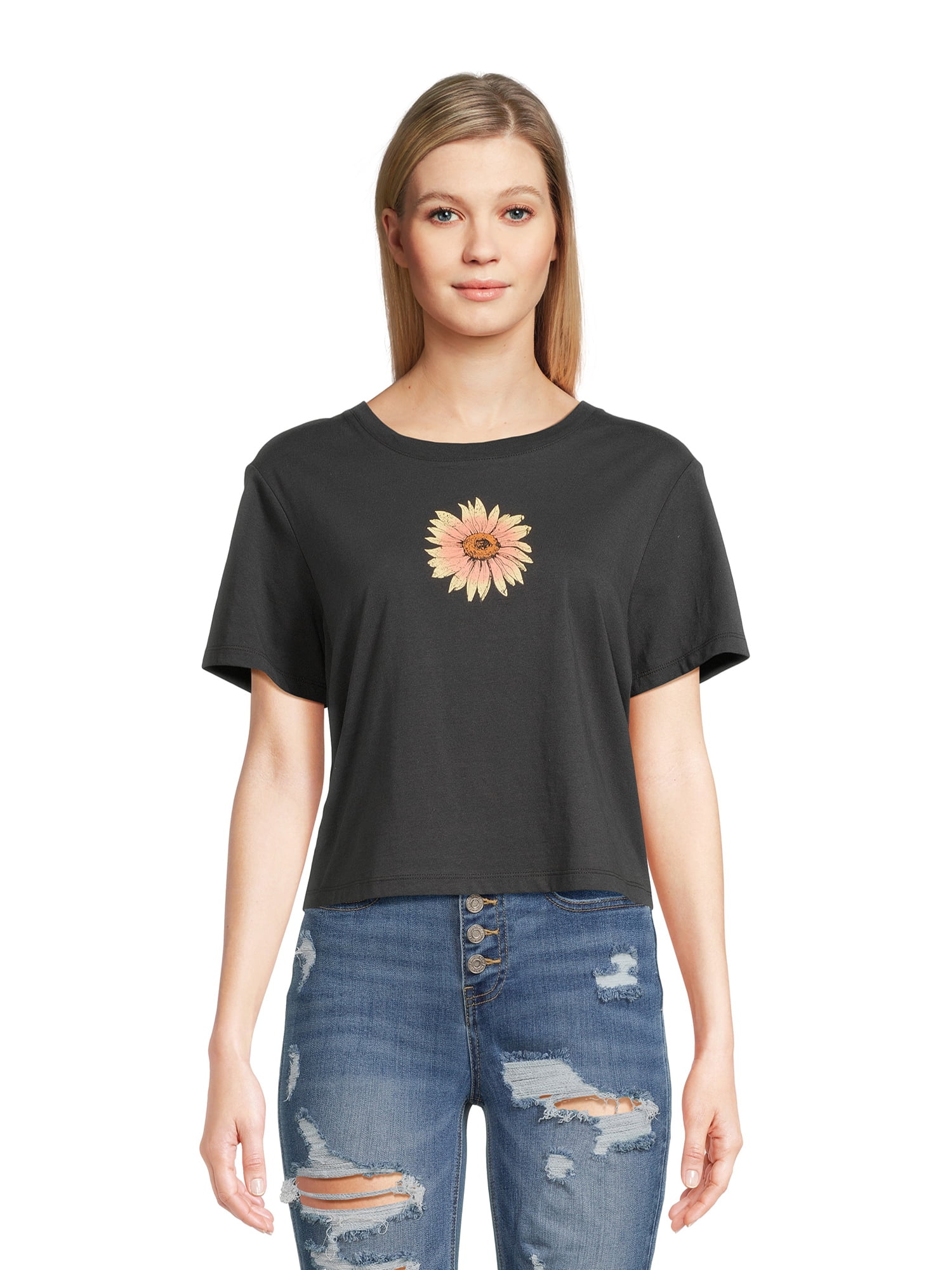 Self Esteem Juniors Crewneck Boyfriend Graphic Tee, Sizes S-XL