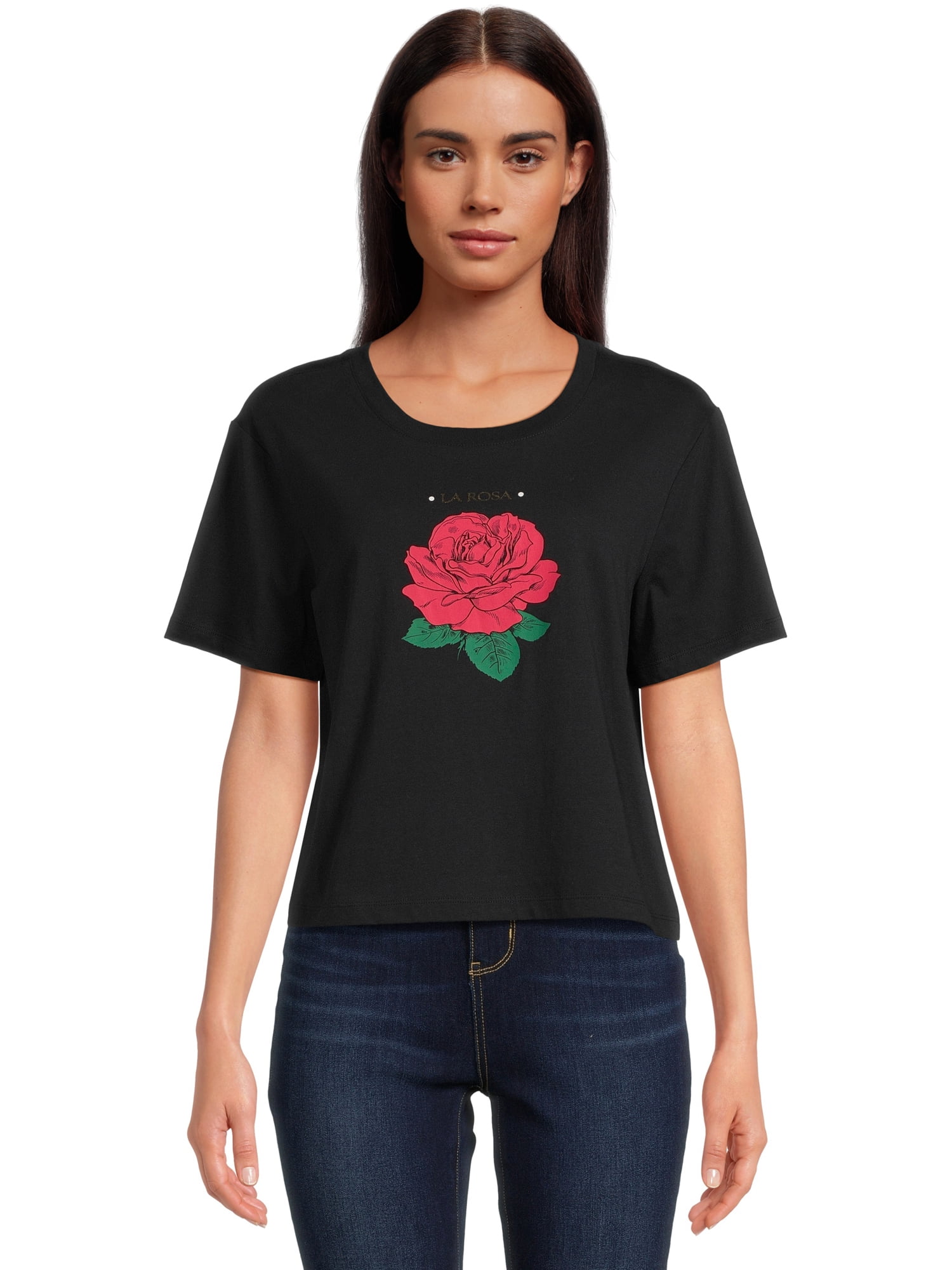 Self Esteem Juniors Crewneck Boyfriend Graphic Tee, Sizes S-XL