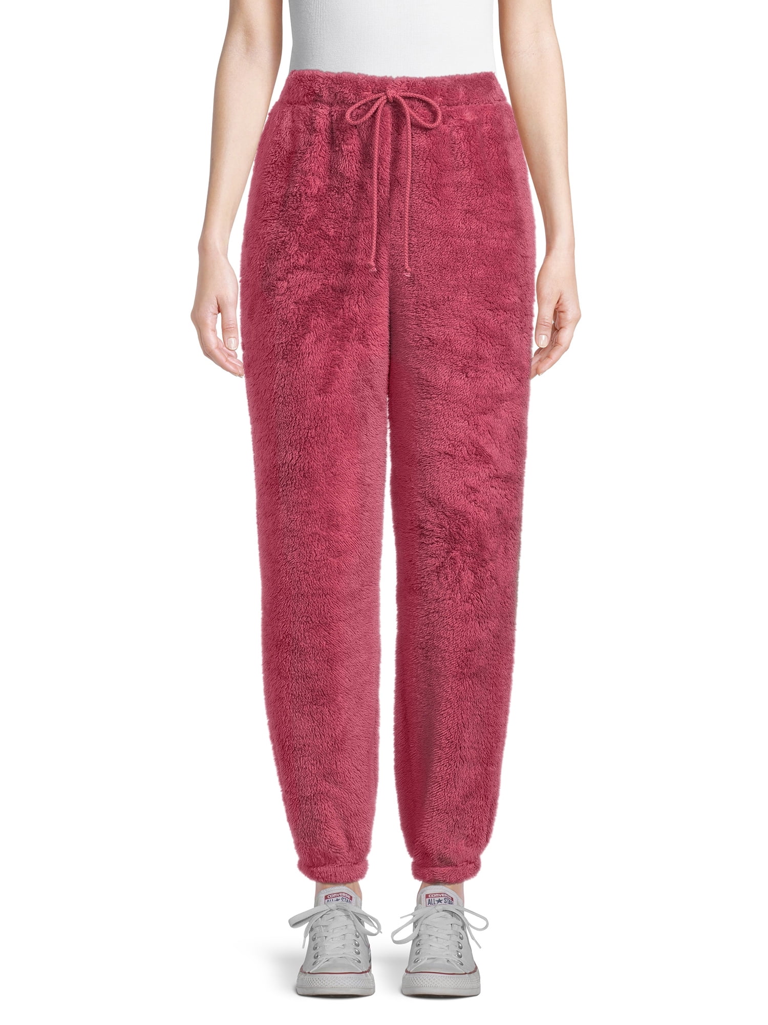 Self Esteem Juniors Faux Sherpa Joggers