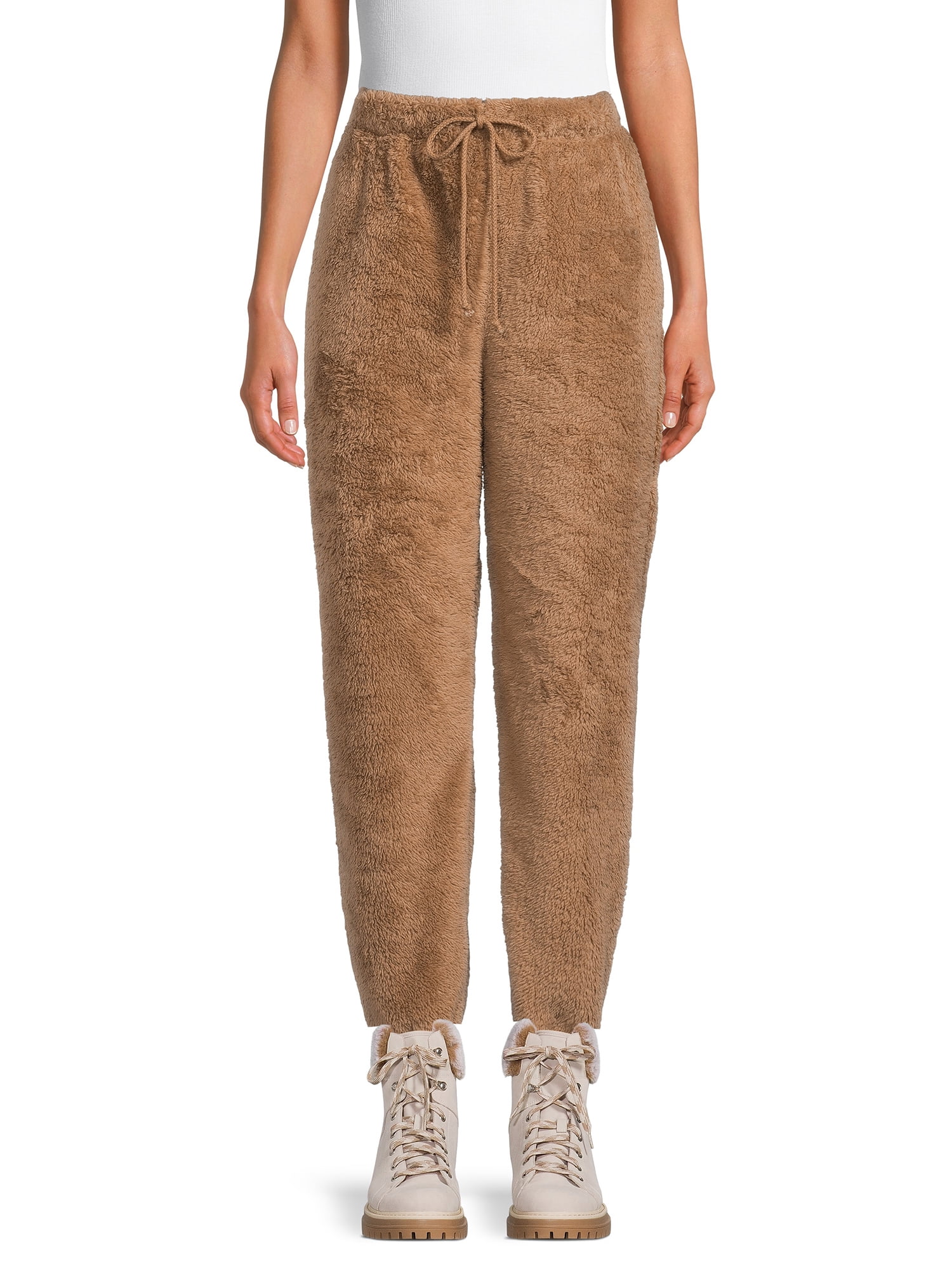 Self Esteem Juniors Faux Sherpa Joggers